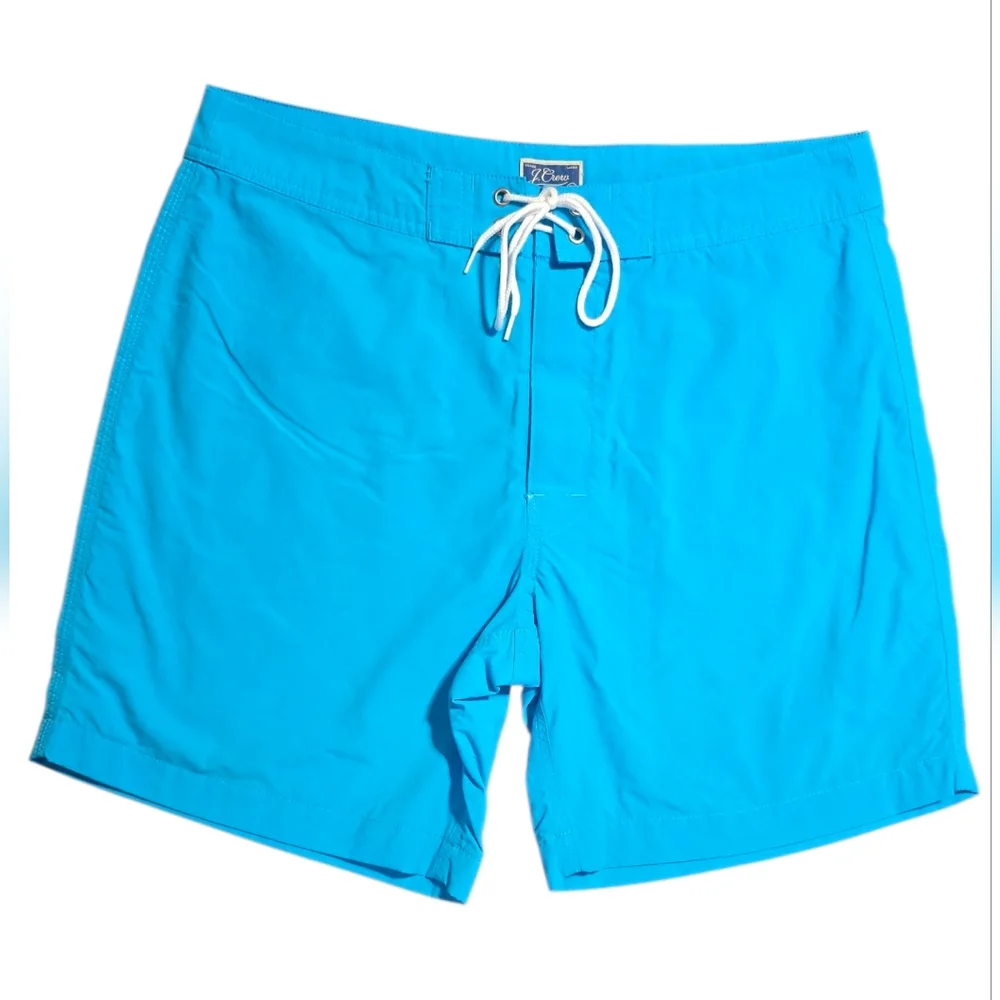 J. Crew Men's Blue Swim Board Shorts